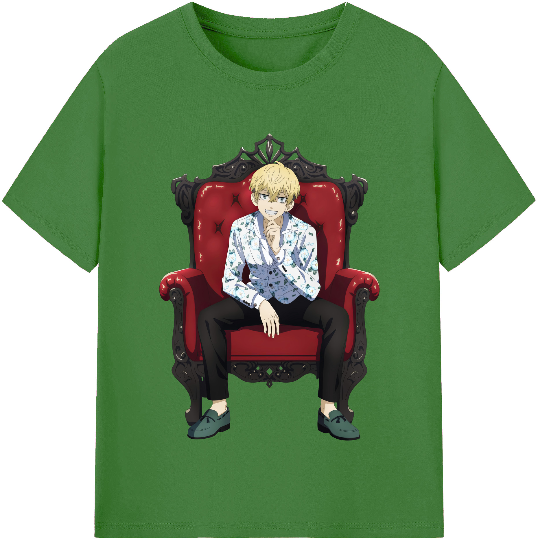 （画像用） 東京リベンジャーズ Tokyo Revengers レディースカジュアルプリントTシャツ（綿100％）